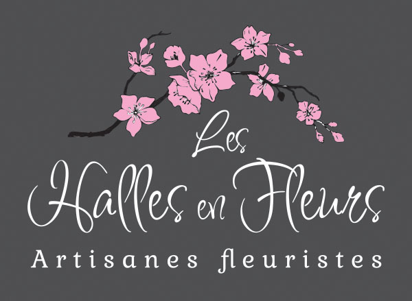 Les Halles en Fleurs Logo